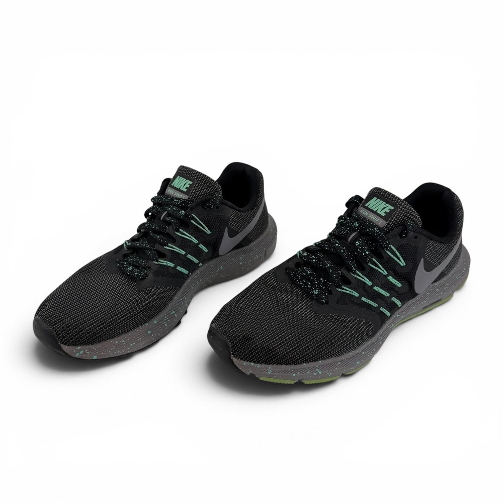 Nike Run Swift Womens Black Mint Green Running Shoes AR1904-001 Size 10